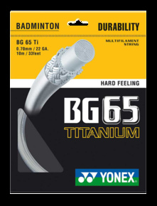 Струны для бадминтона Yonex BG65 Titanium 10m